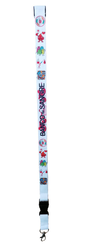Lanyard Sanitario trabajador BANCO de SANGRE. - Imagen 2