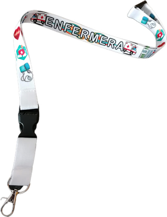 Lanyard Sanitario ENFERMERA. Modelo 2.