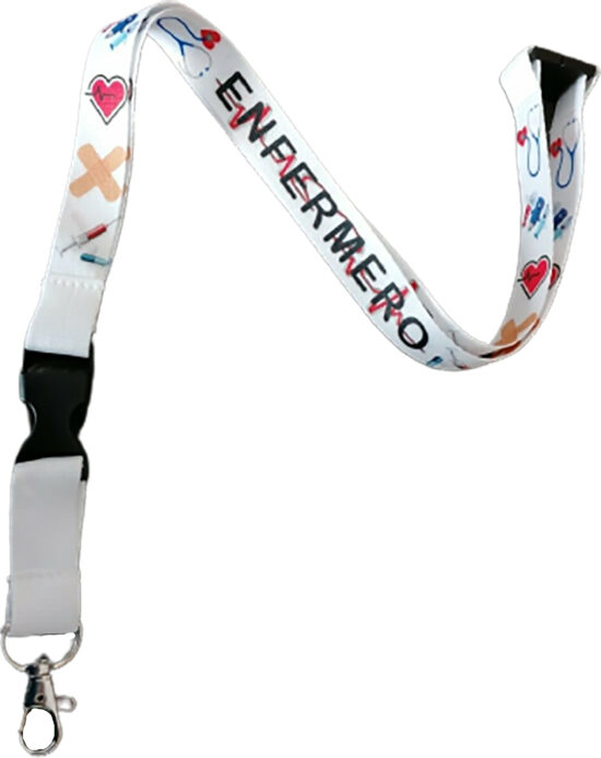 Lanyard Sanitario ENFERMERO. Modelo 1.