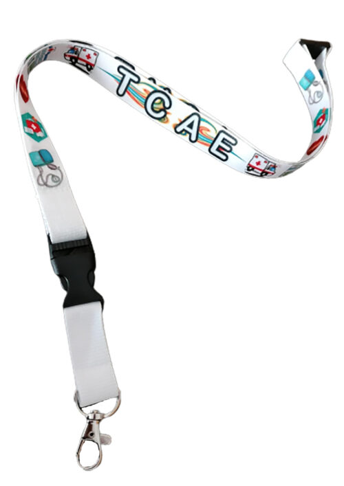 Lanyard Sanitario TCAE. Modelo 2.
