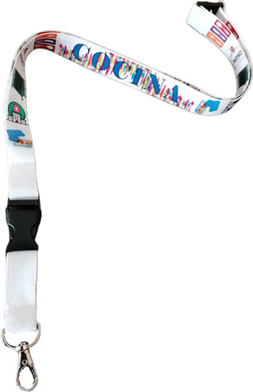 Lanyard trabajador COCINA hospital.