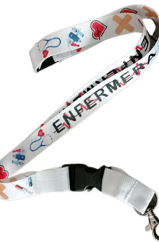 Lanyard Sanitario ENFERMERA. Modelo 1.