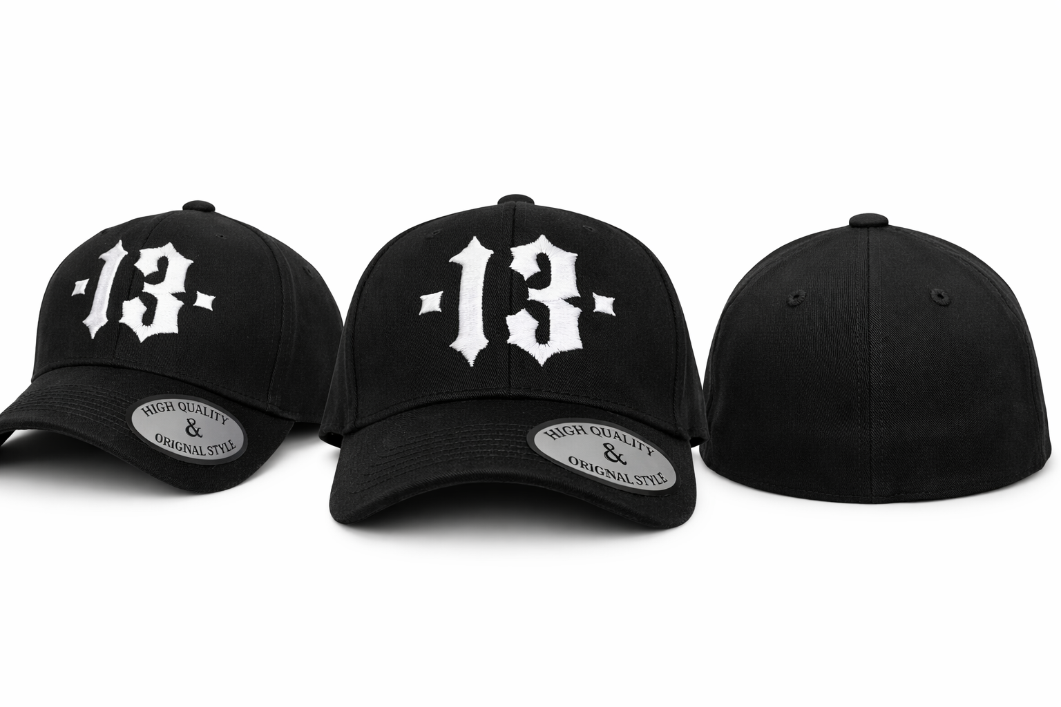 Gorra número 13 en tipografía gótica - Imagen 2