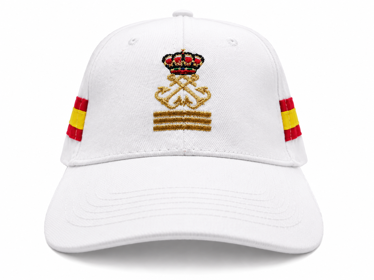 Gorra Bandera España. Capitán de Yate, Patrón de Yate o Patrón Embarcación Recreo. - Imagen 2